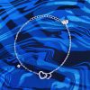 Lovely Two Hearts Shiny Bracelet - Image 3