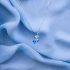 Blue Cherries Charm Necklace - Image 3