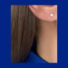 Silver Stud Earrings 4mm - Image 2