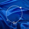 Lovely Two Hearts Shiny Bracelet