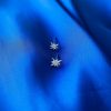Frozen Ice Star Stud Earrings