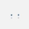 Silver Stud Earrings 4mm - Image 3
