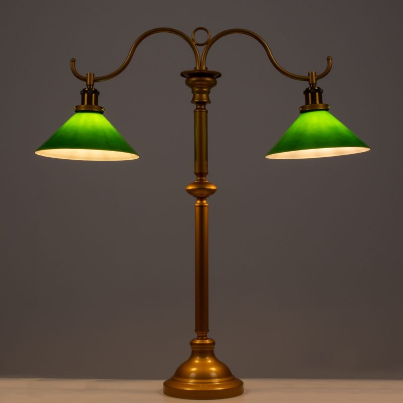 Vintage Table Lamp Portatif Two-Light - Image 2