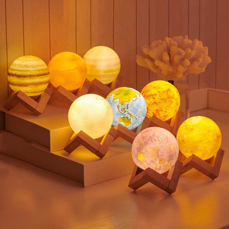 Set of 8 pcs. Modern LED Table Lamps