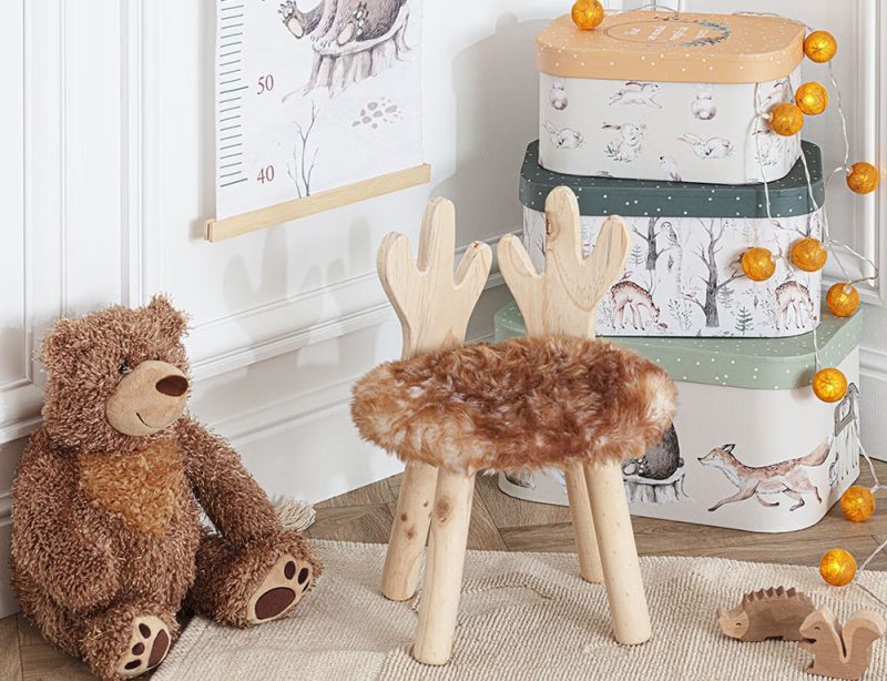 Children's Stool Deer Atmosphera