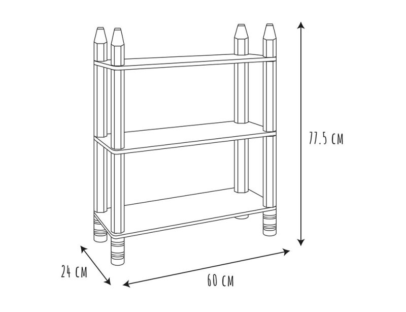 Shelf Crayon Home Deco Kids - Image 5