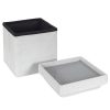 Gray Foldable Storage Pouffe - Image 4