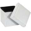 Gray Foldable Storage Pouffe - Image 6